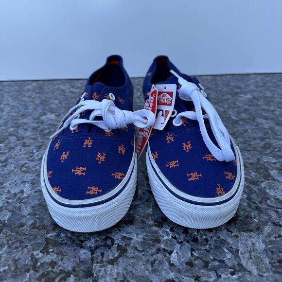 Vans x MLB New York NY Mets AOP Logo Blue Shoes Men’s Size 7.5 / Women\'s 9 main image 8